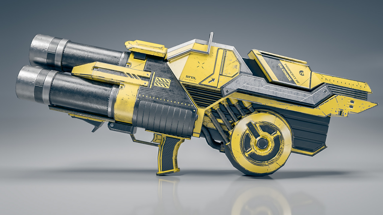Texturing Weapons in Blender and Substance Painter Learn Blender