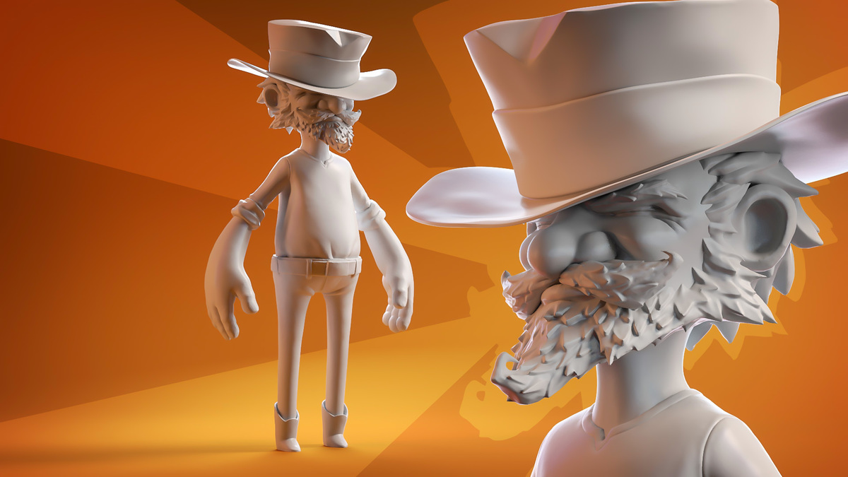Sculpting the Wrangler Game Character CG Cookie