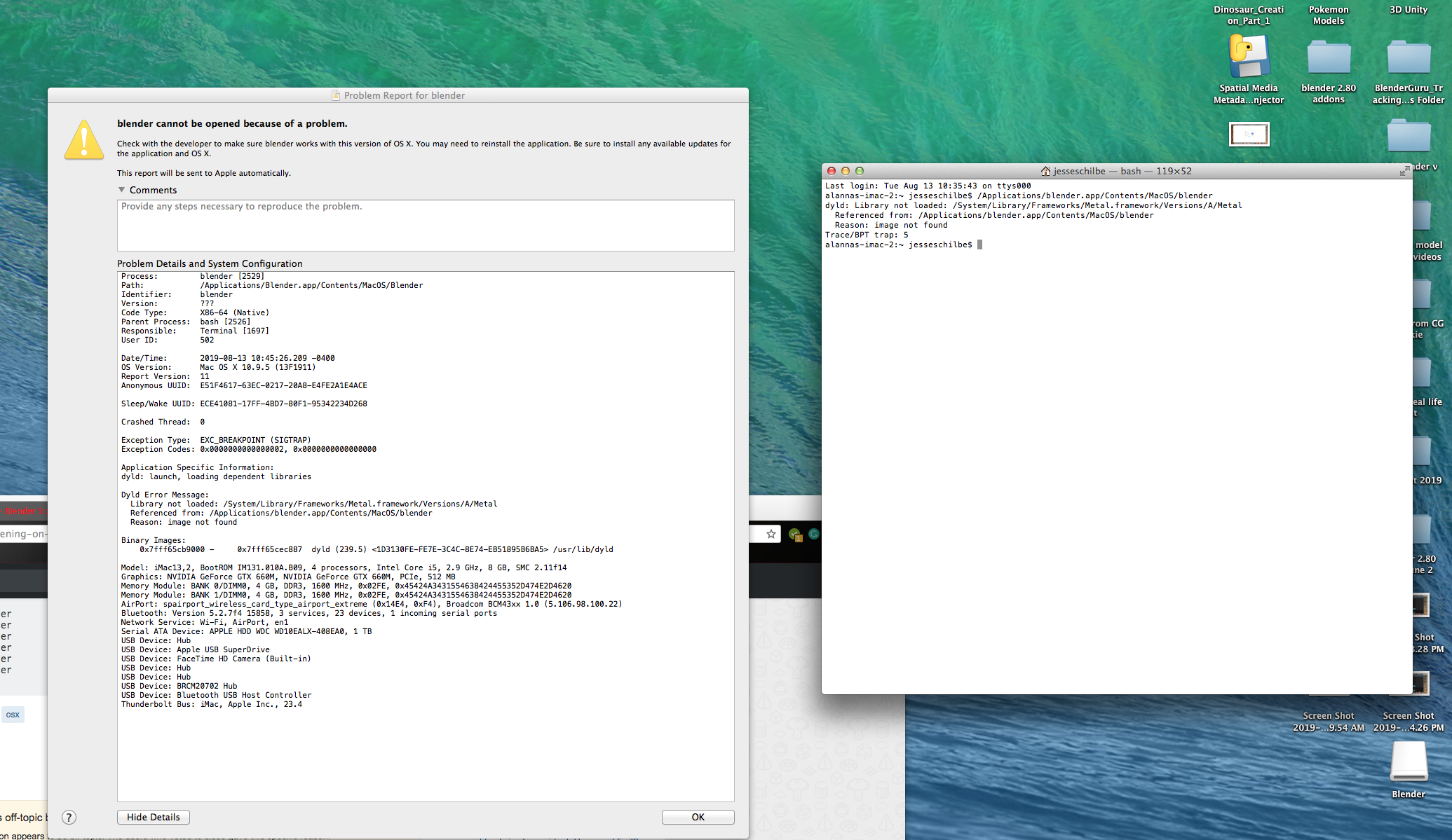 Blender 2.80 full release is not opening on my IMac CG Cookie