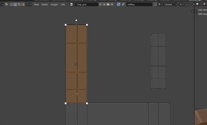 Snapping edge loops in the UV editor - CG Cookie