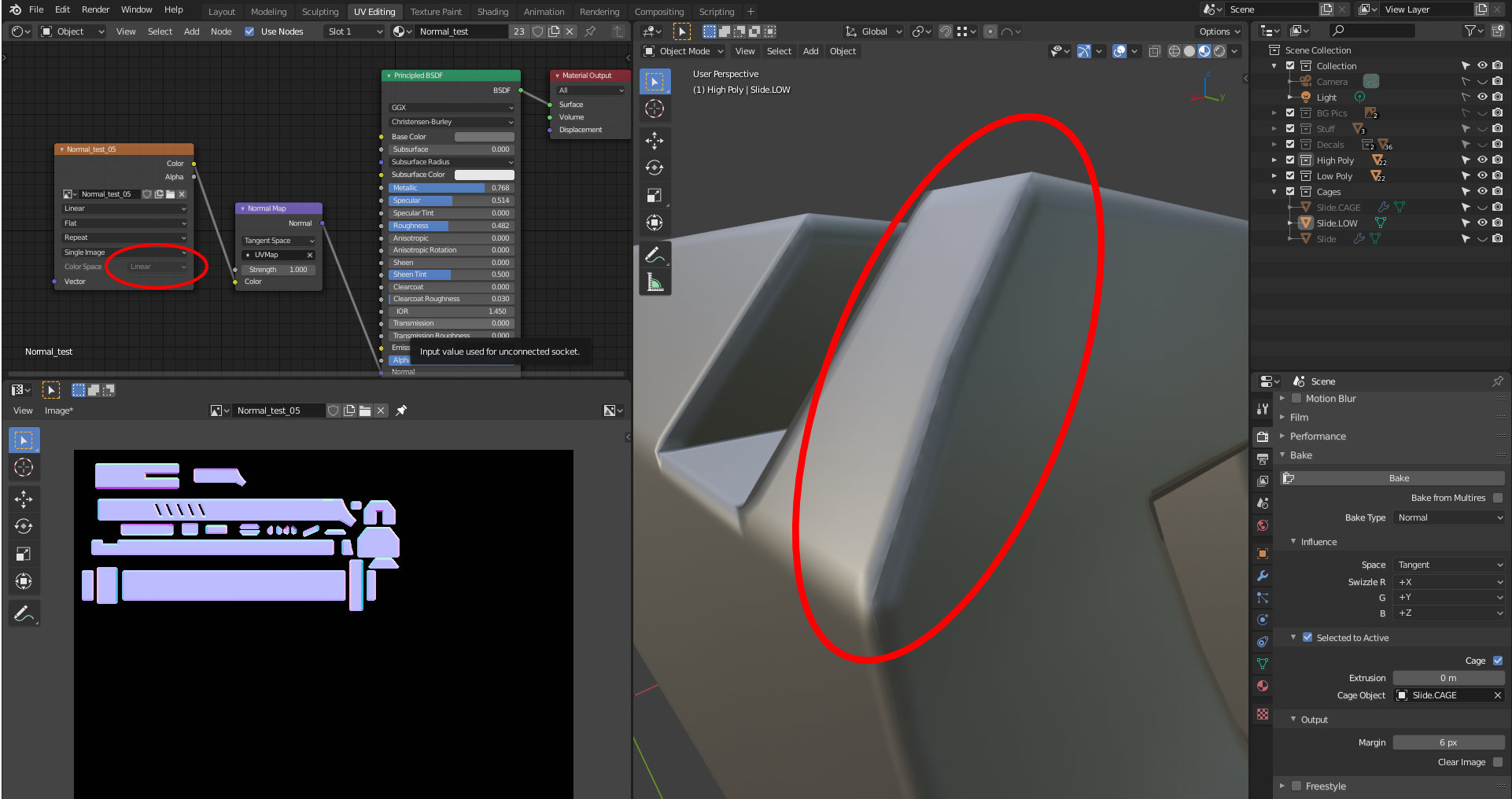 Normal Map colors display different in blender 2.80 - CG Cookie