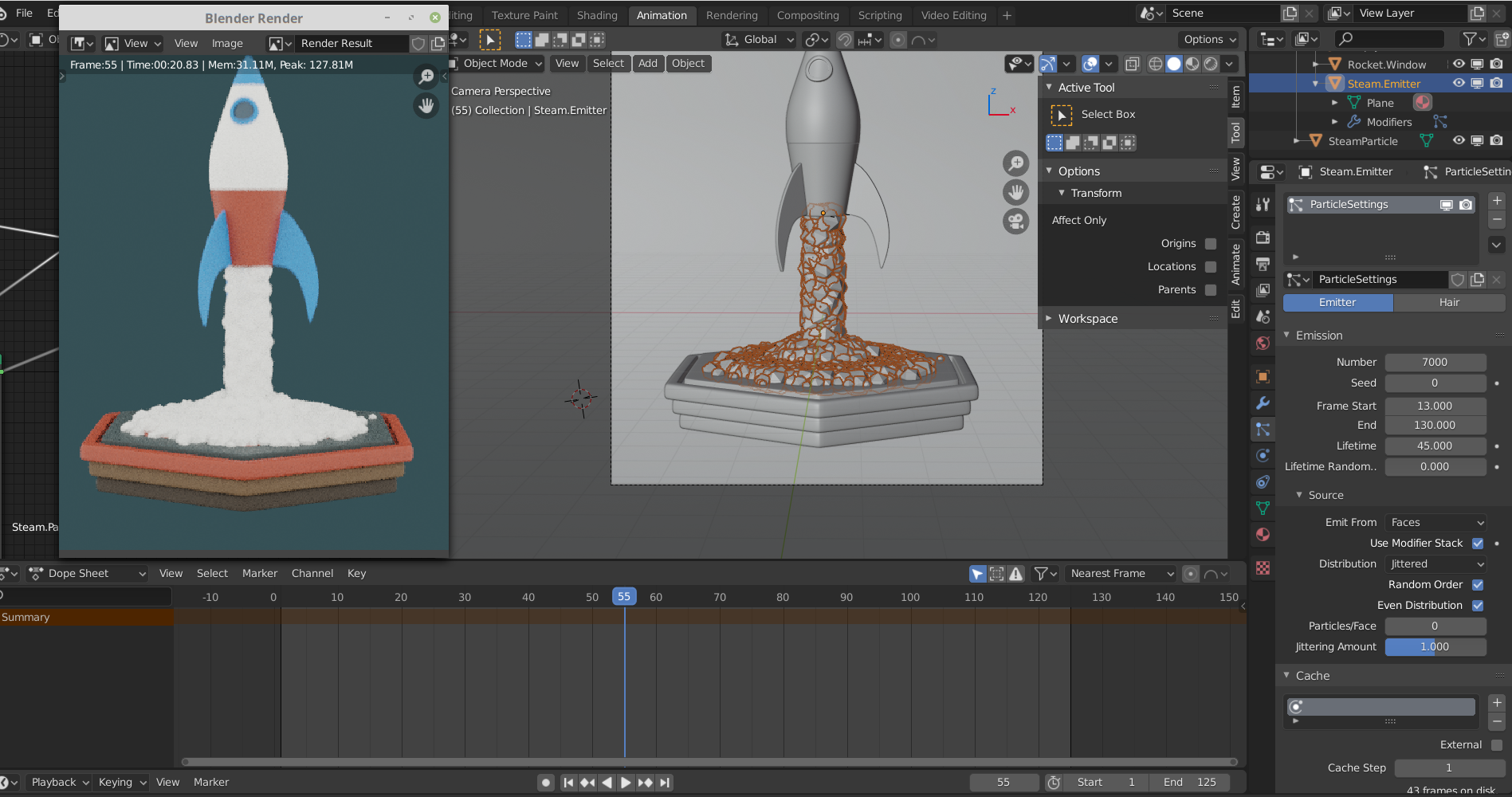 Some particles don't show up in rendered view - CG Cookie