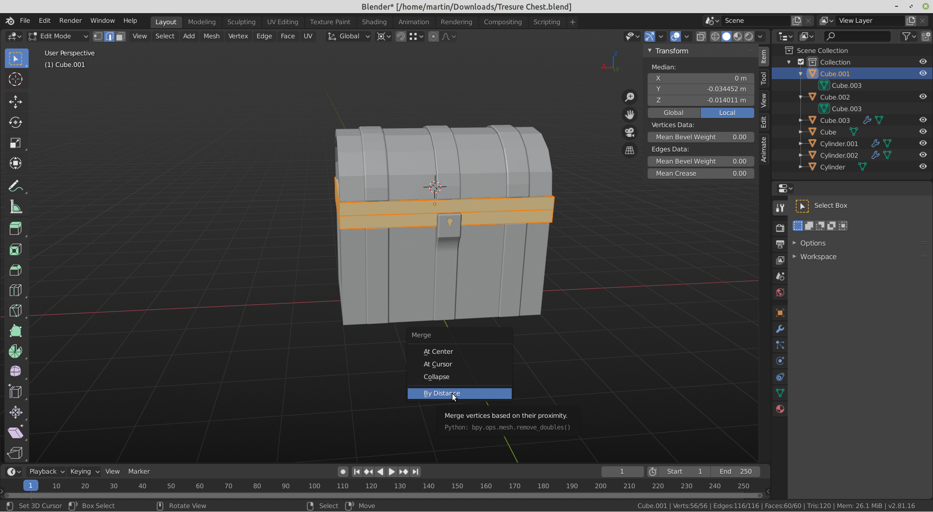Bevel not working right - CG Cookie