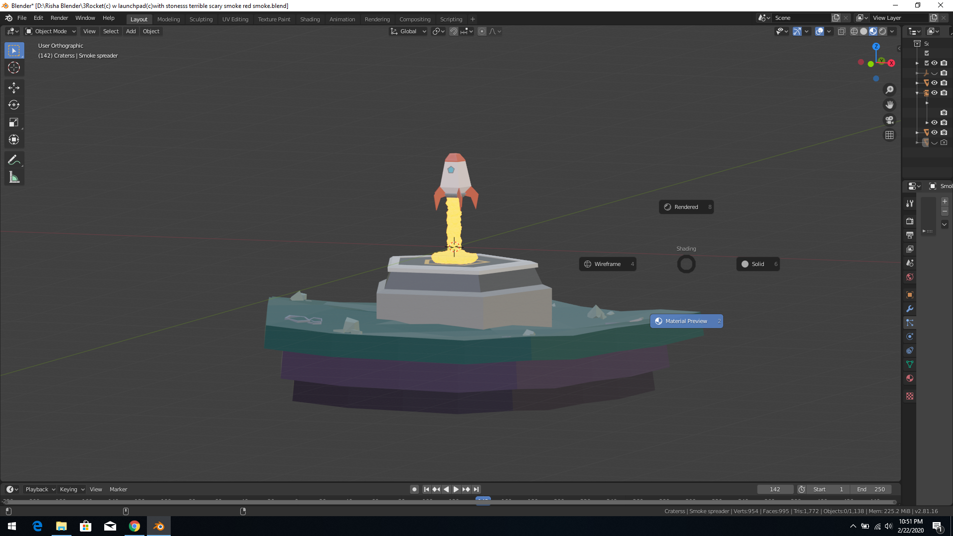 Hello! In Eevee viewport, the view between Material Preview and ...