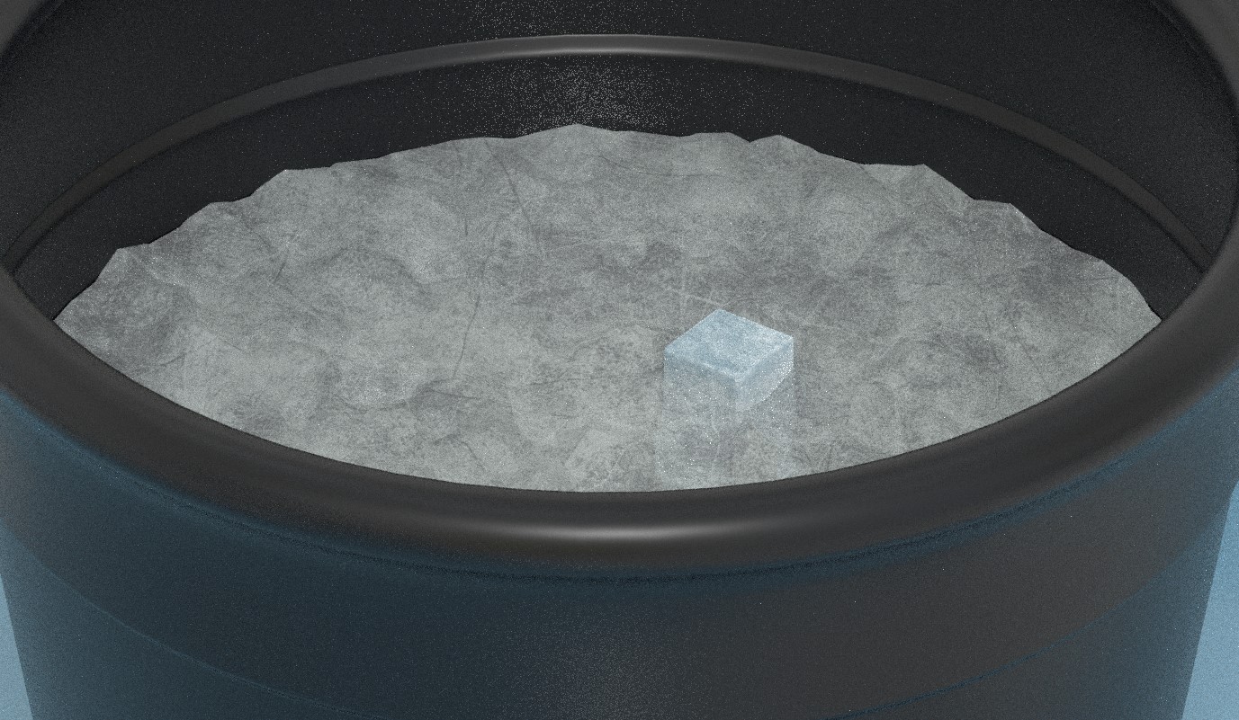Ice material for web 3d - CG Cookie