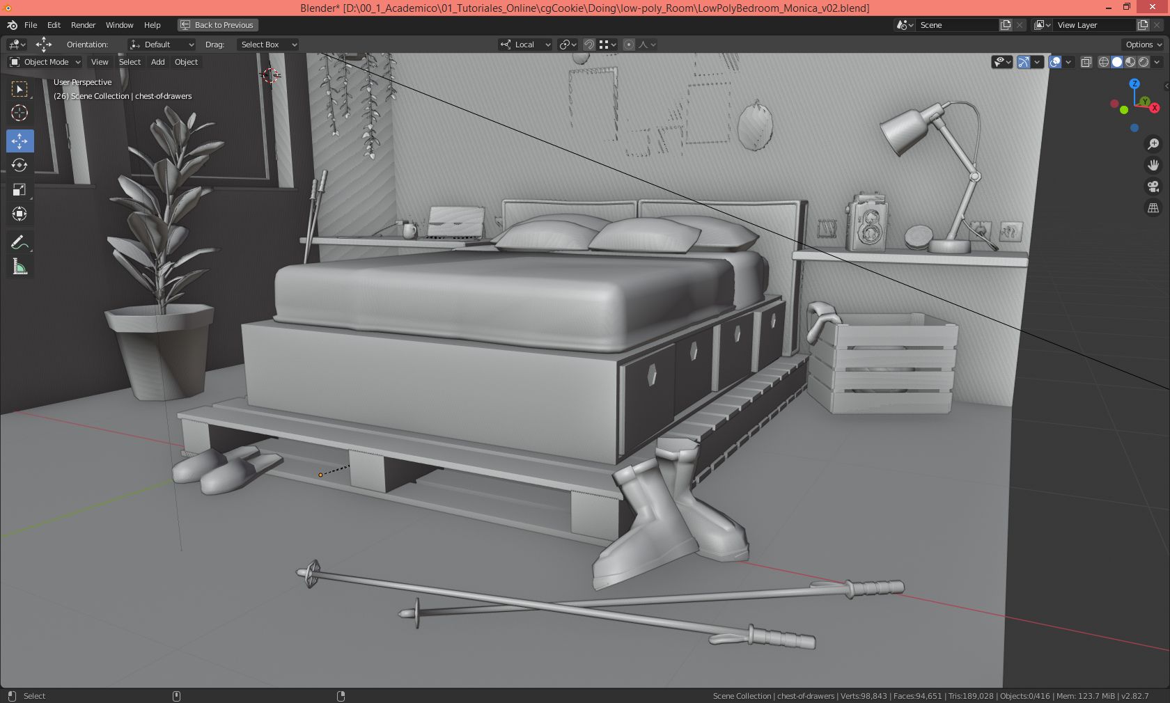 Monica's Blender Progress - CG Cookie
