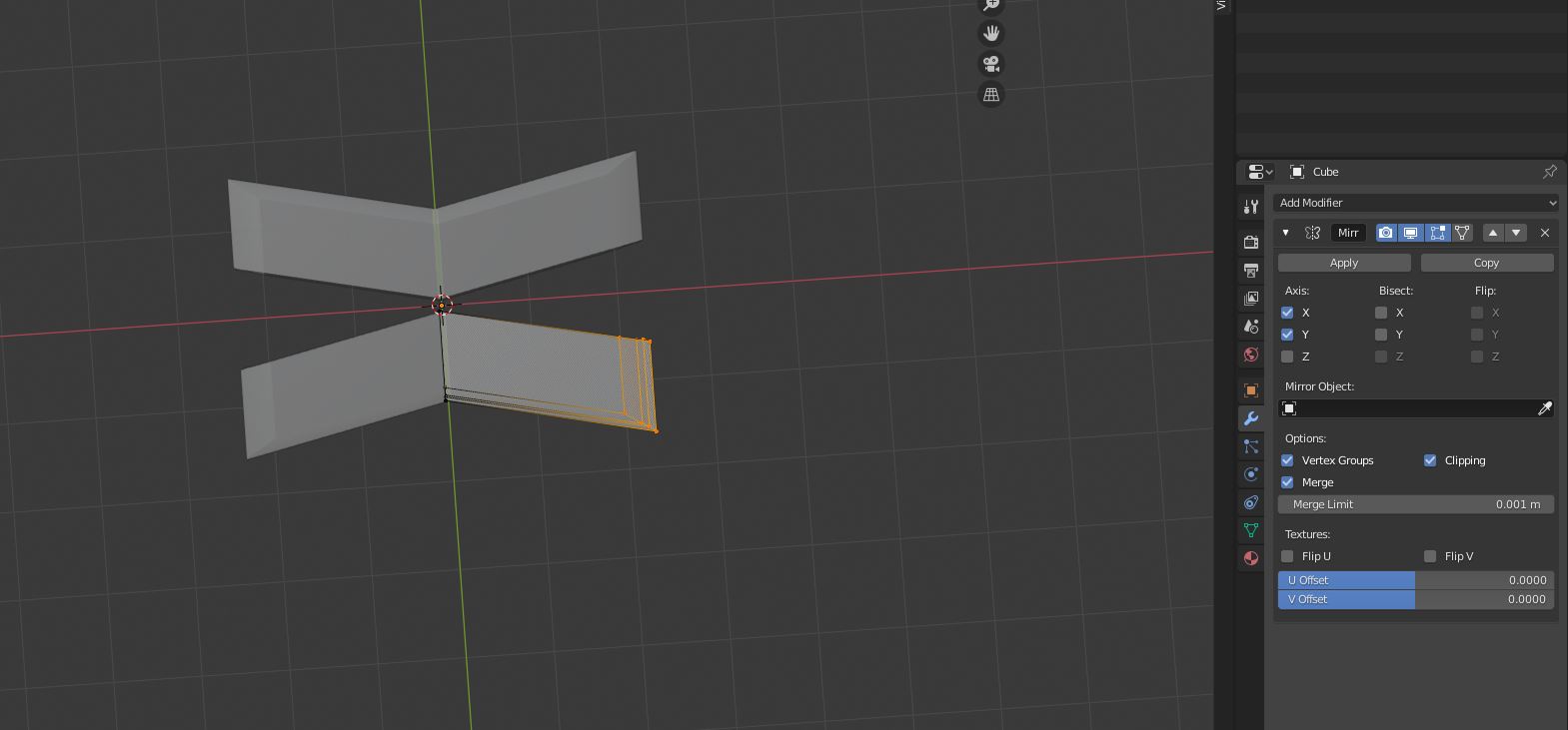 Mirrors not attached - CG Cookie