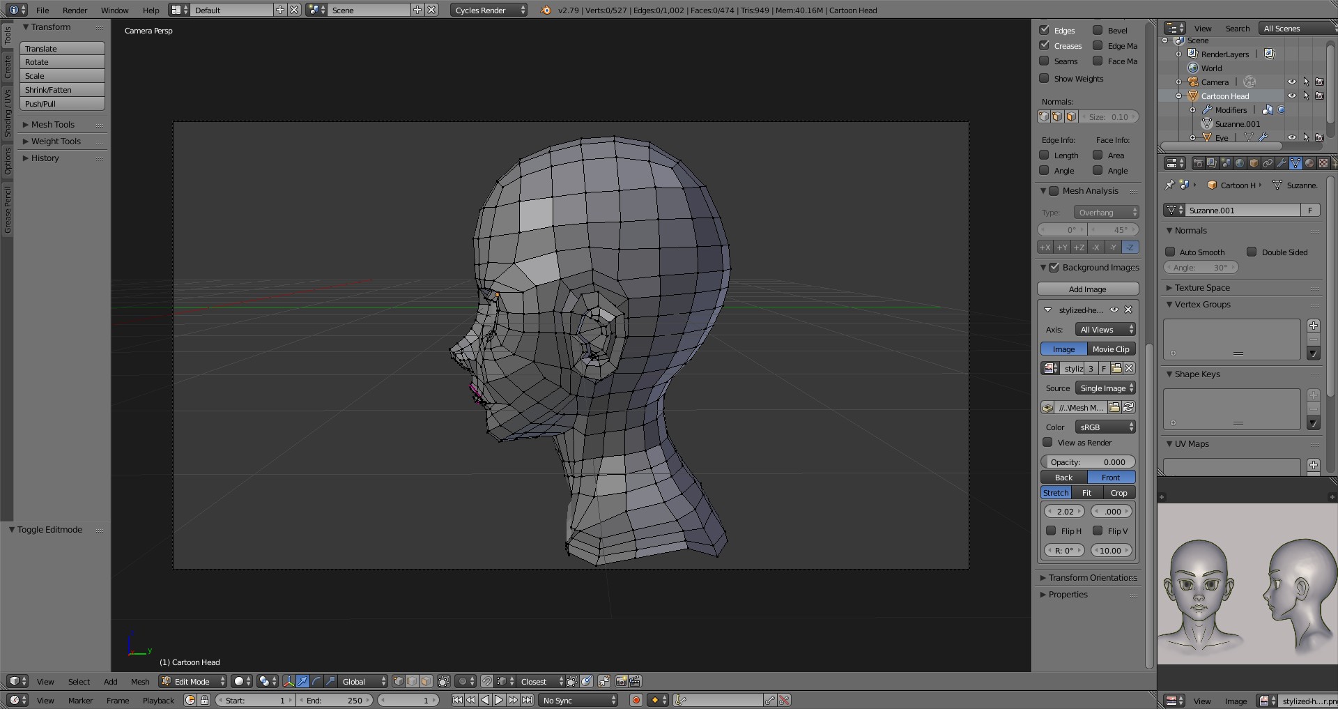 My 1st attempt following along with instruction vids - CG Cookie