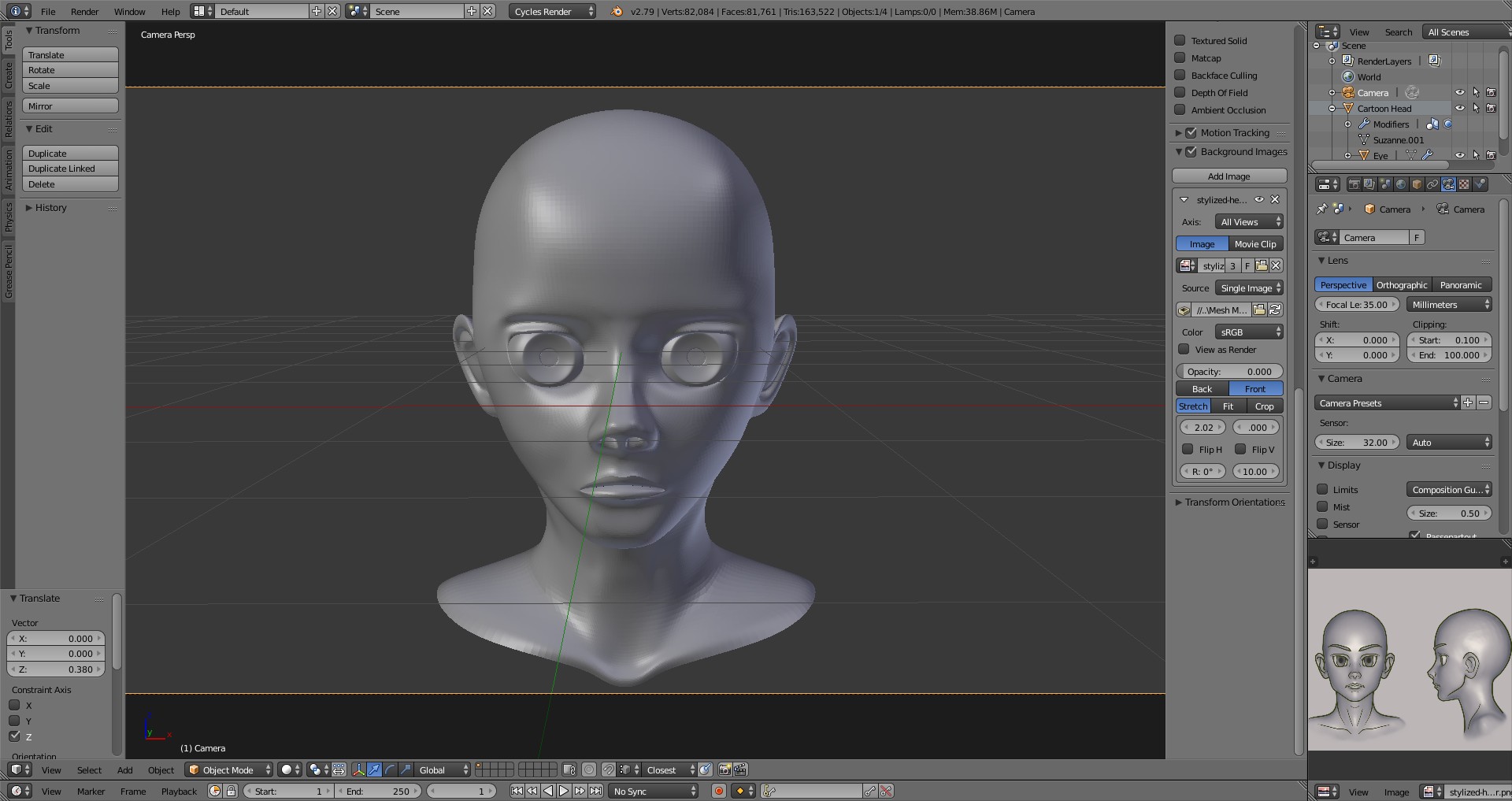 My 1st attempt following along with instruction vids - CG Cookie