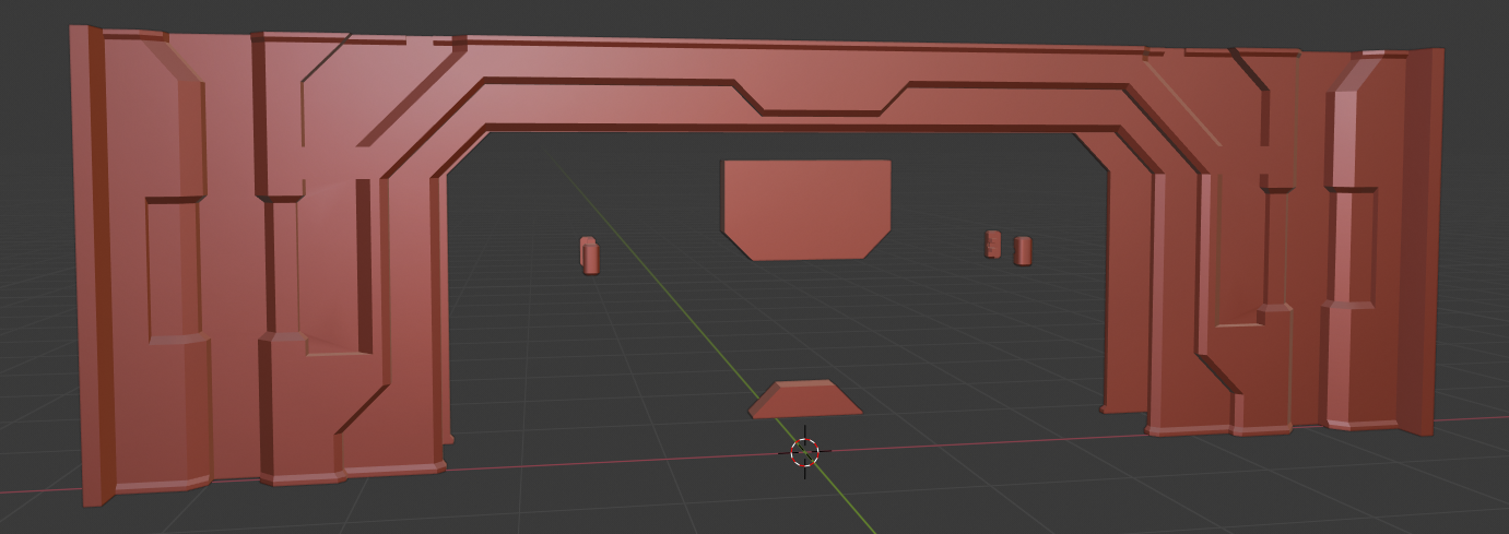 [WIP] Sci-Fi door - Finding it hard to bake normals - CG Cookie