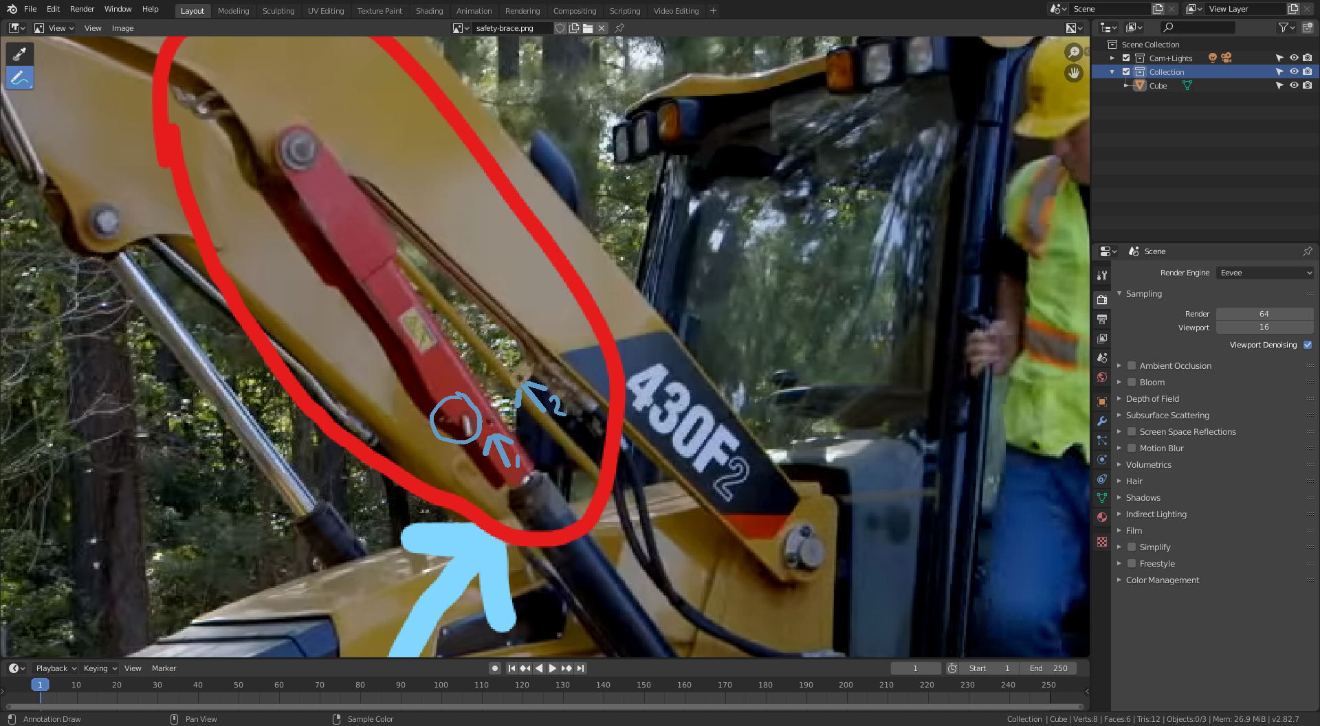 Backhoe Contribution - Blanchsb - Exterior Loader Arms and Interior ...