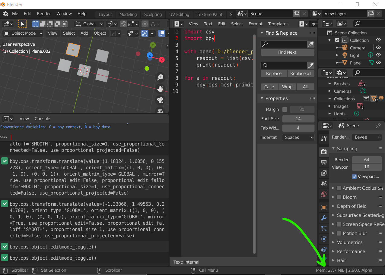 Objects count doesn't show in interface? - CG Cookie