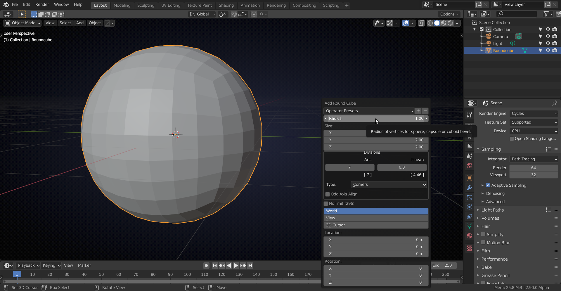 What happened to the round cube?..... CG Cookie