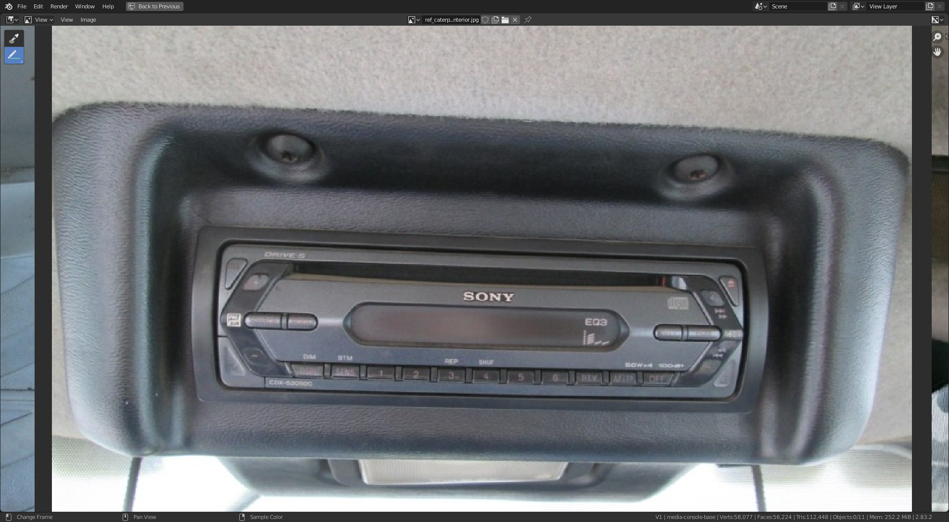 Backhoe Contribution - adrian2301 - Media Console - CG Cookie