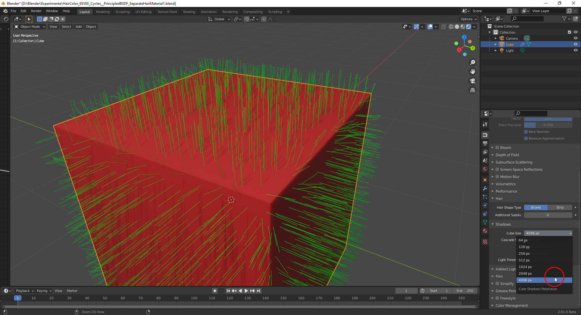 Ein bestimmter Ruhe Freischalten blender 2.8 particles not following