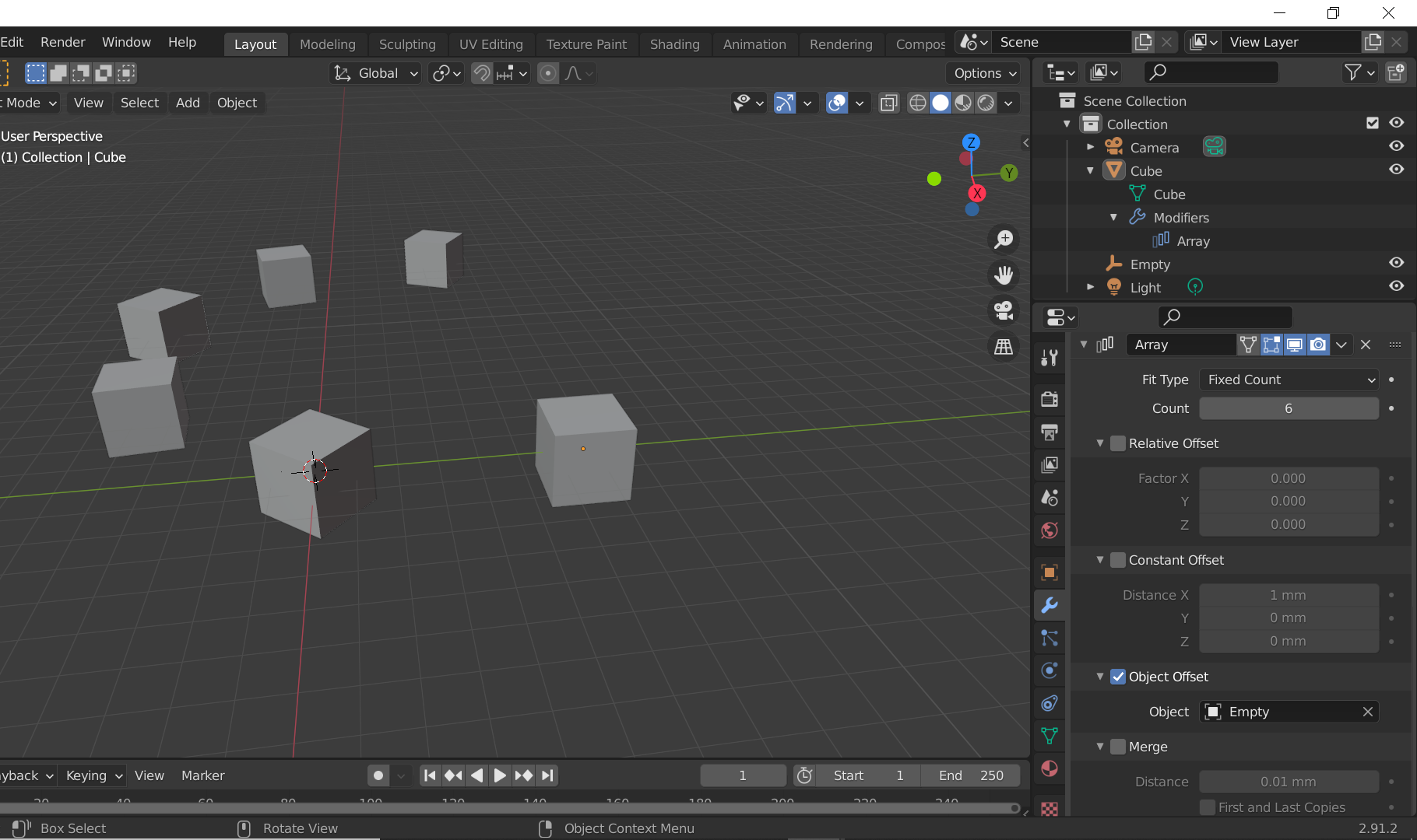 Array Modifer Making a Wheel Exercise - CG Cookie