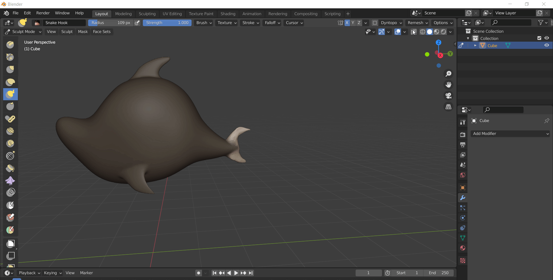 Remesh issue with the fins - CG Cookie