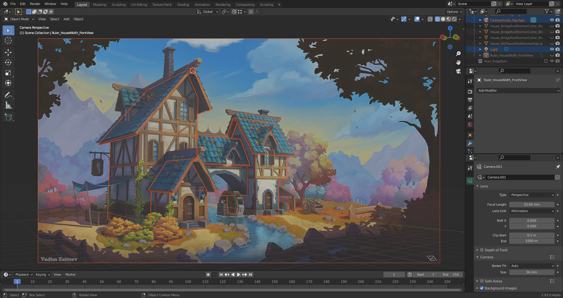 Stylized Fantasy Environment House Modeling: Alignment and Scale - CG ...