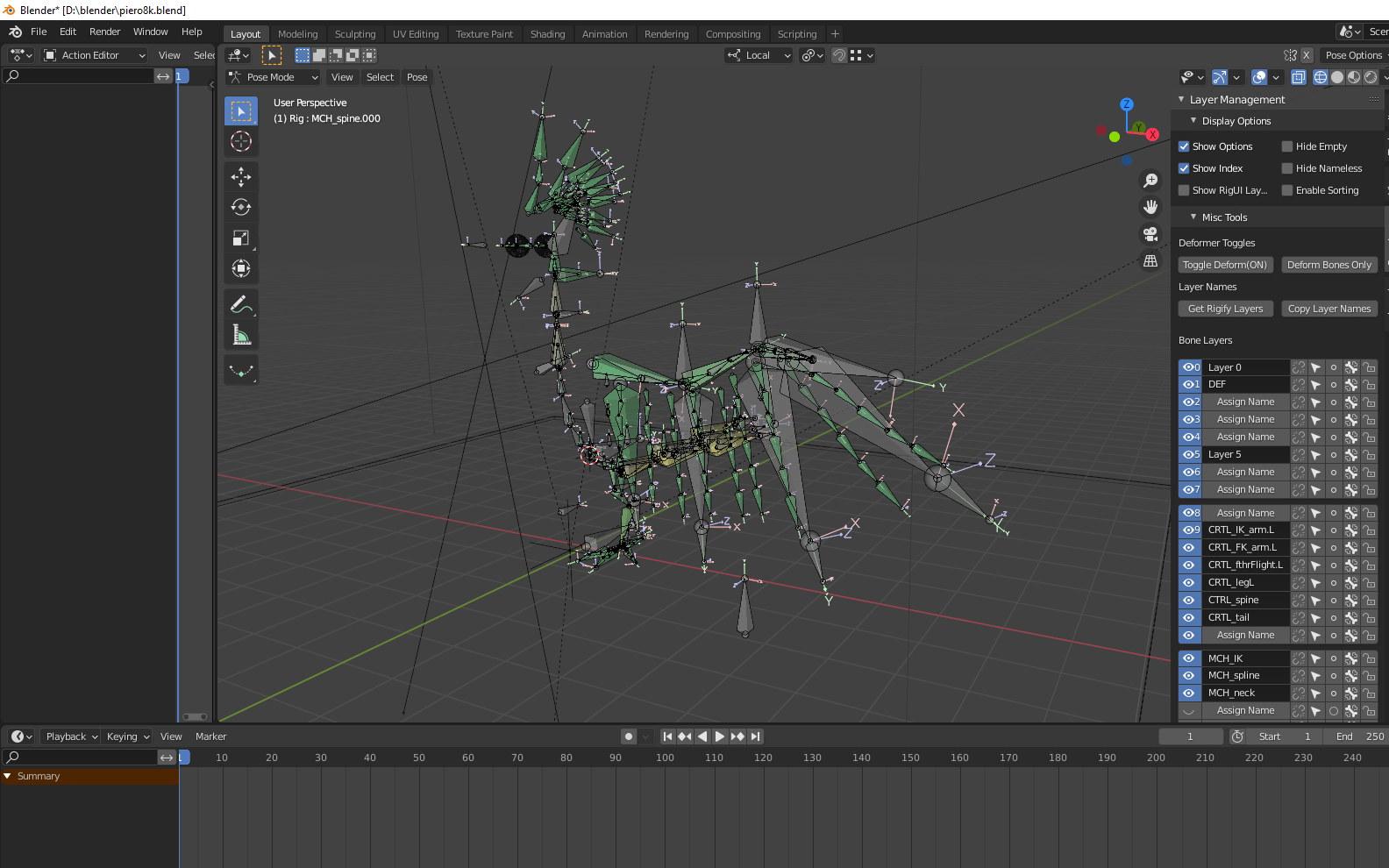 I have question, why is my Edit mode rig setup is diffrent than pose