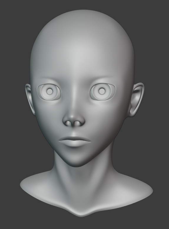 My attempt + quick attempt at hair - CG Cookie