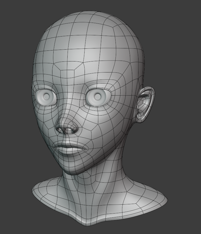 My attempt + quick attempt at hair - CG Cookie