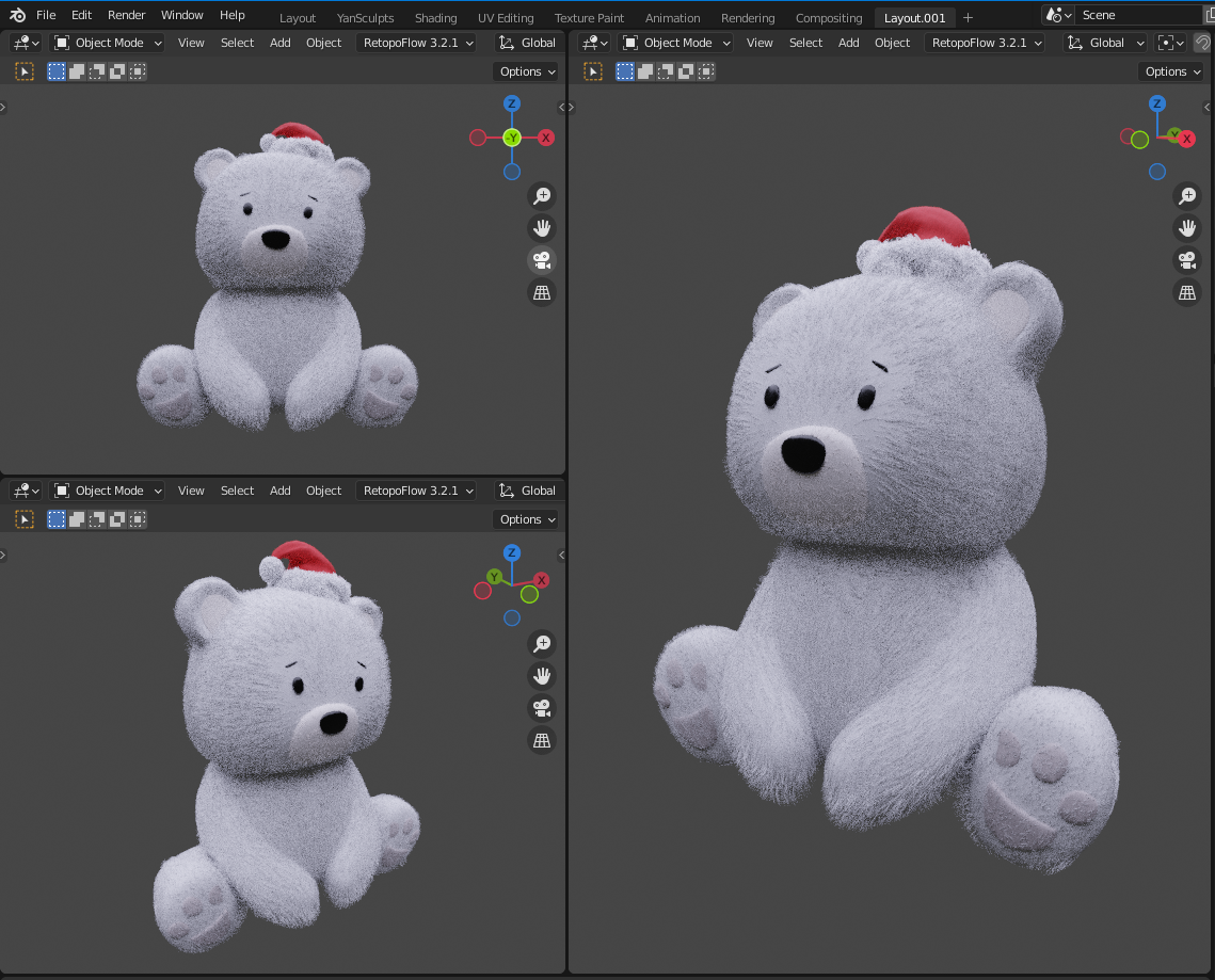 GIF(t) Challenge Part 1 (Christmas) WIP - Christmas polar bear - CG Cookie