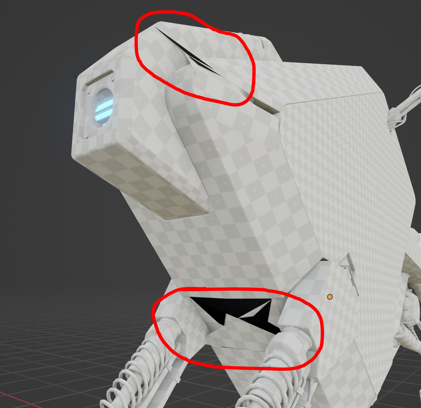 Mesh issue with the Motorcycle start file - CG Cookie