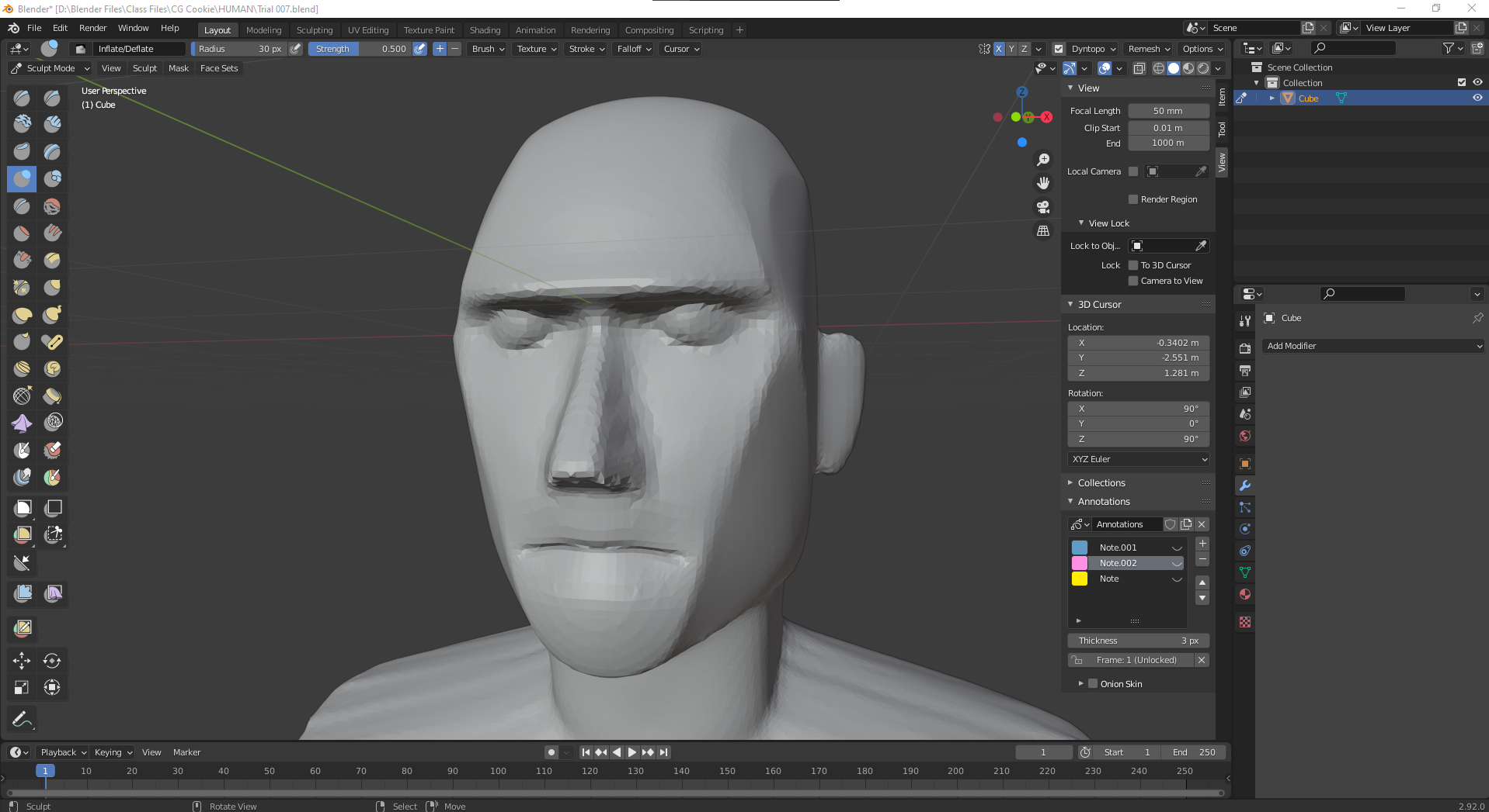 Can't get the eyes right - CG Cookie