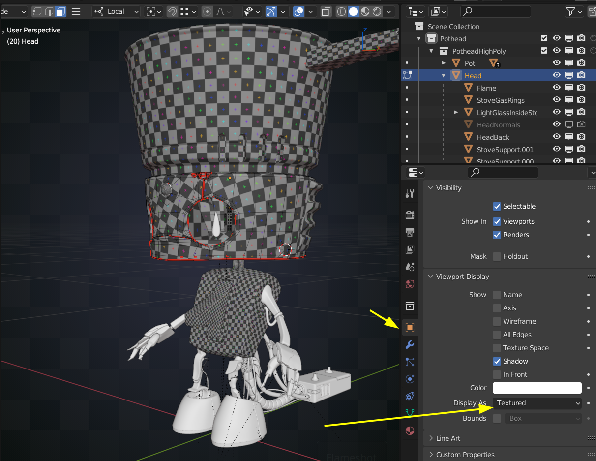 SOLVED: UV Not showing in Solid View - CG Cookie