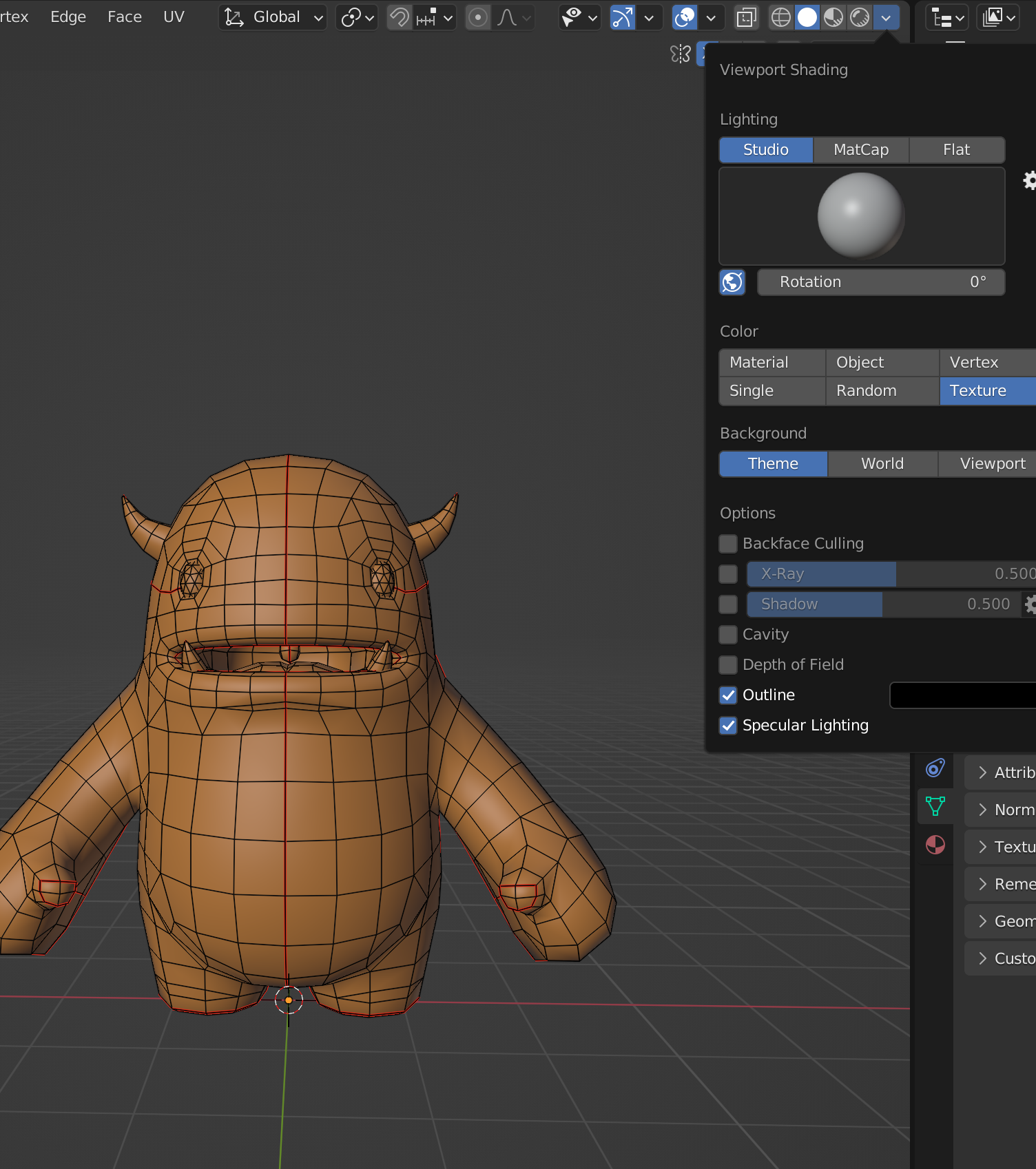 Viewing texture in solid mode - not working for me - CG Cookie