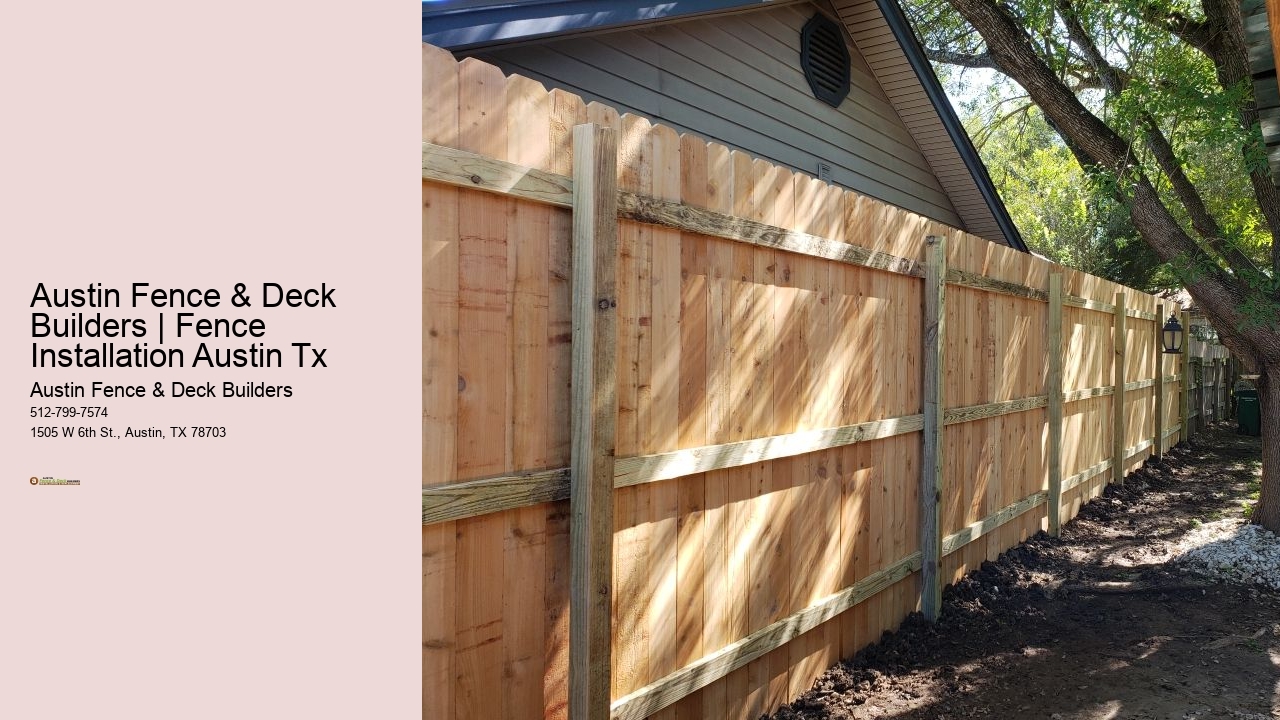 Austin Fence & Deck Builders | Fence Installation Austin Tx
