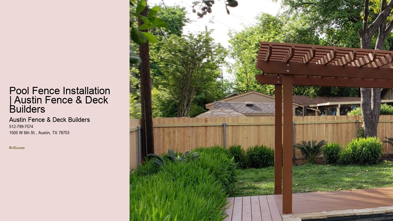 Pool Fence Installation | Austin Fence & Deck Builders