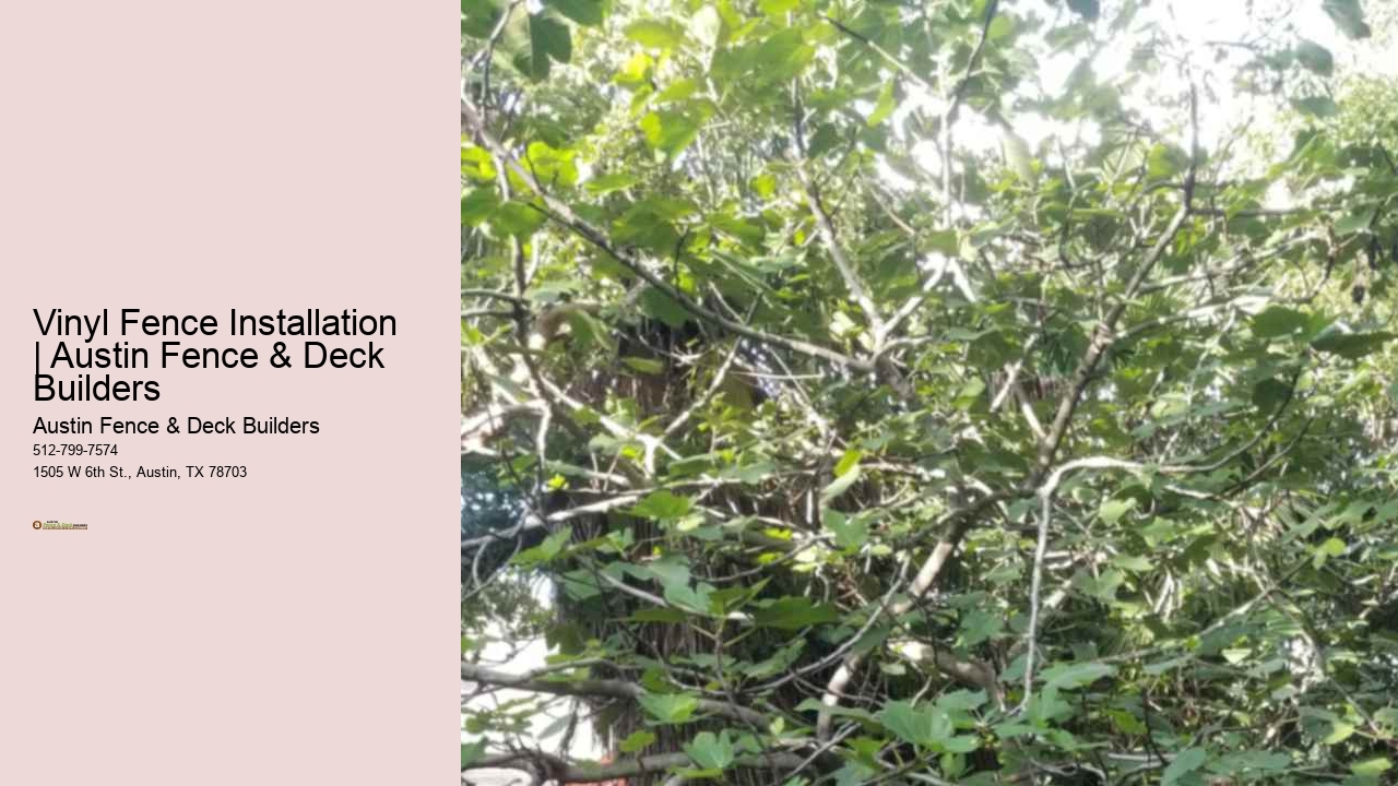 Vinyl Fence Installation | Austin Fence & Deck Builders