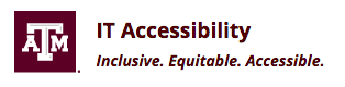 TAMU IT Accessibility