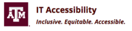 TAMU IT Accessibility