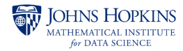 Johns Hopkins Mathematical Institute for Data Science