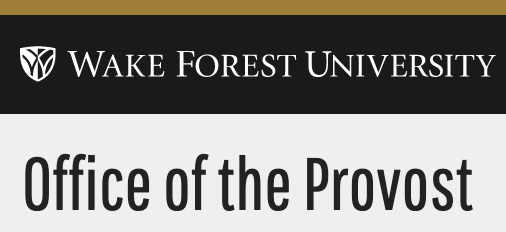 WFU Office of the Provost