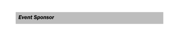 Event Sponsor
