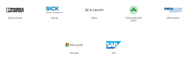 SICK AG, Phoenix Contact, RWTH Aachen, SPVGG GREUTHER FÜRTH, Silbury, SAP & Microsoft