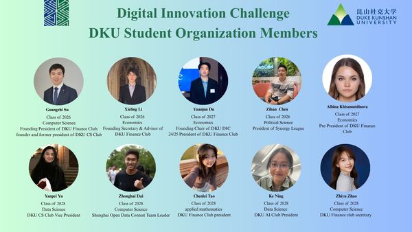 DKU Student Organization Members