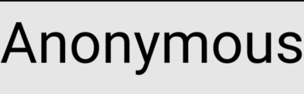 Anonymous