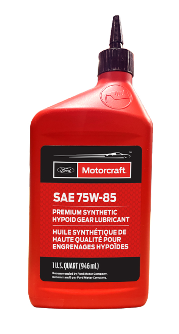 Motorcraft 75W-85 Synthetic Hypoid Gear Lube 1-Quart, Case of 12