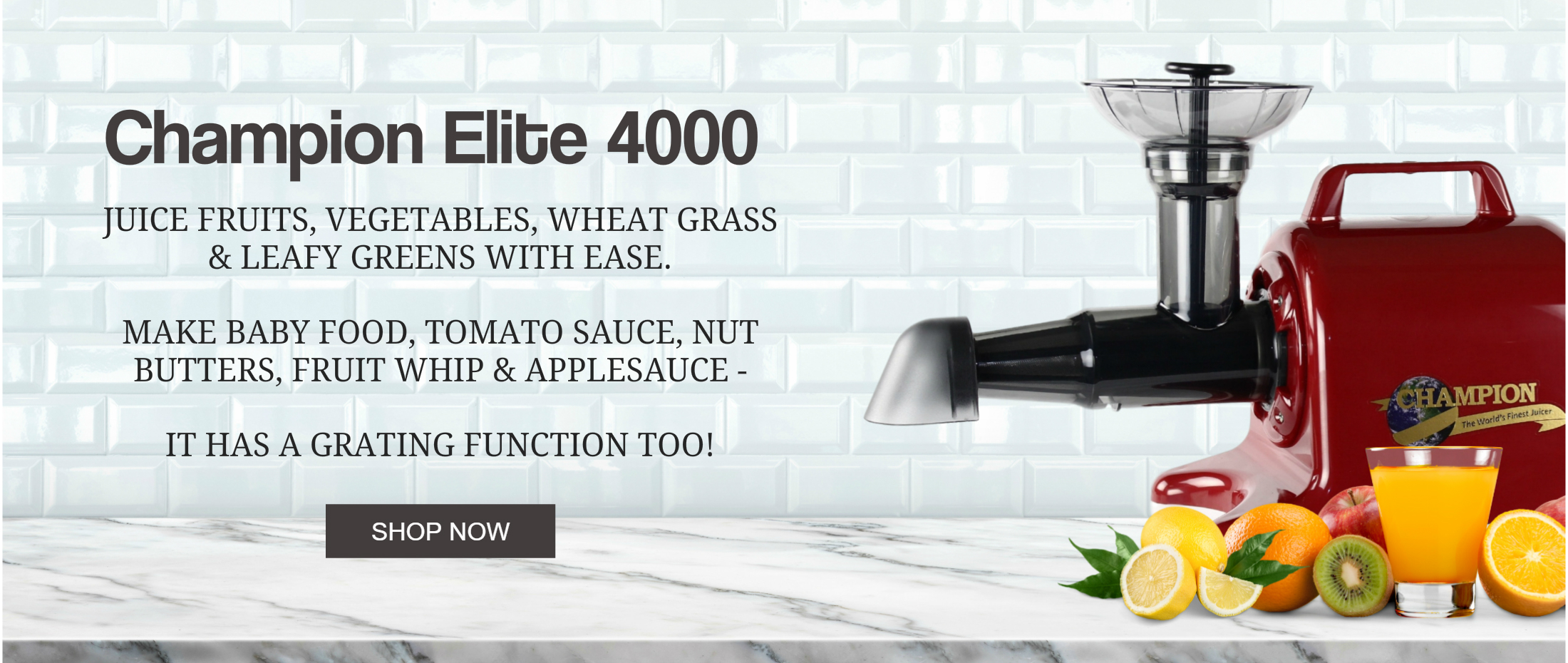 Champion Elite 4000 Masticating Juicer Champion Juicer