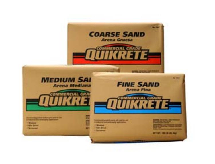QUIKRETE 30 Fine Silica Sand 100 lb at Chaparral Materials, Inc.
