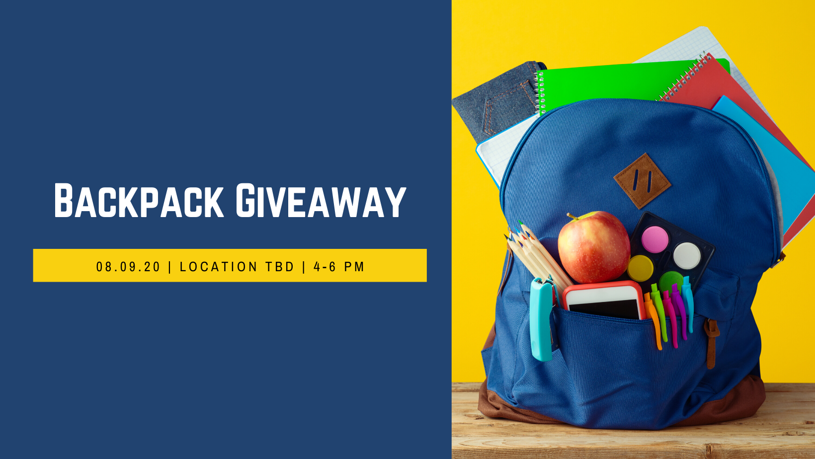 Donate Now Backpack Giveaway 2020 By Coraopolis Youth Creations