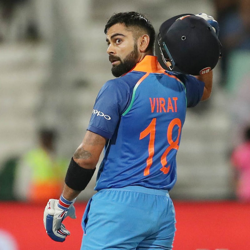 Virat Kohli's Official India Cricket Signed Shirt