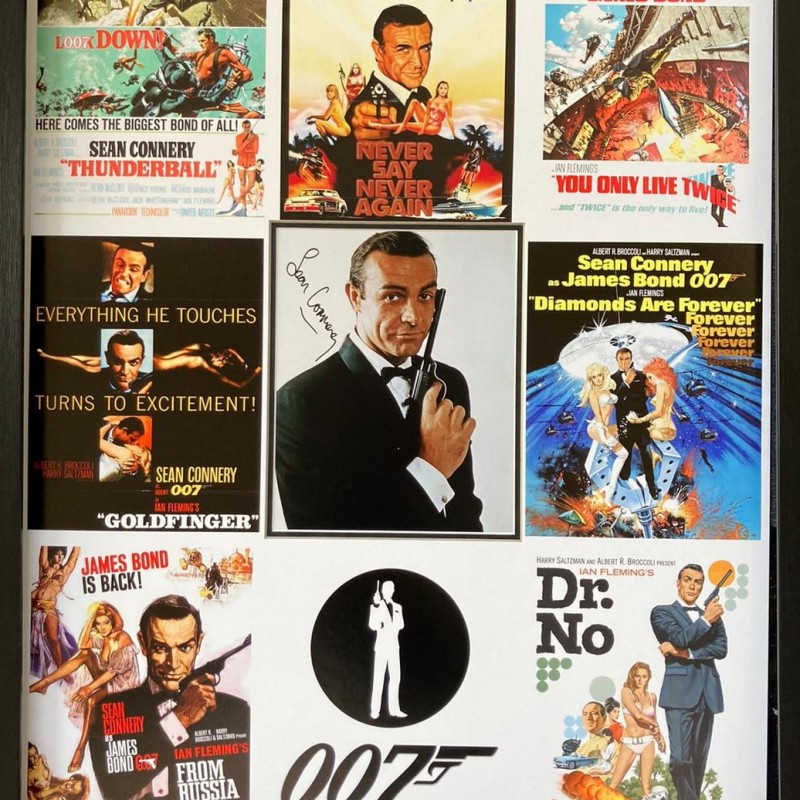 Sean Connery as James Bond, Signed Display