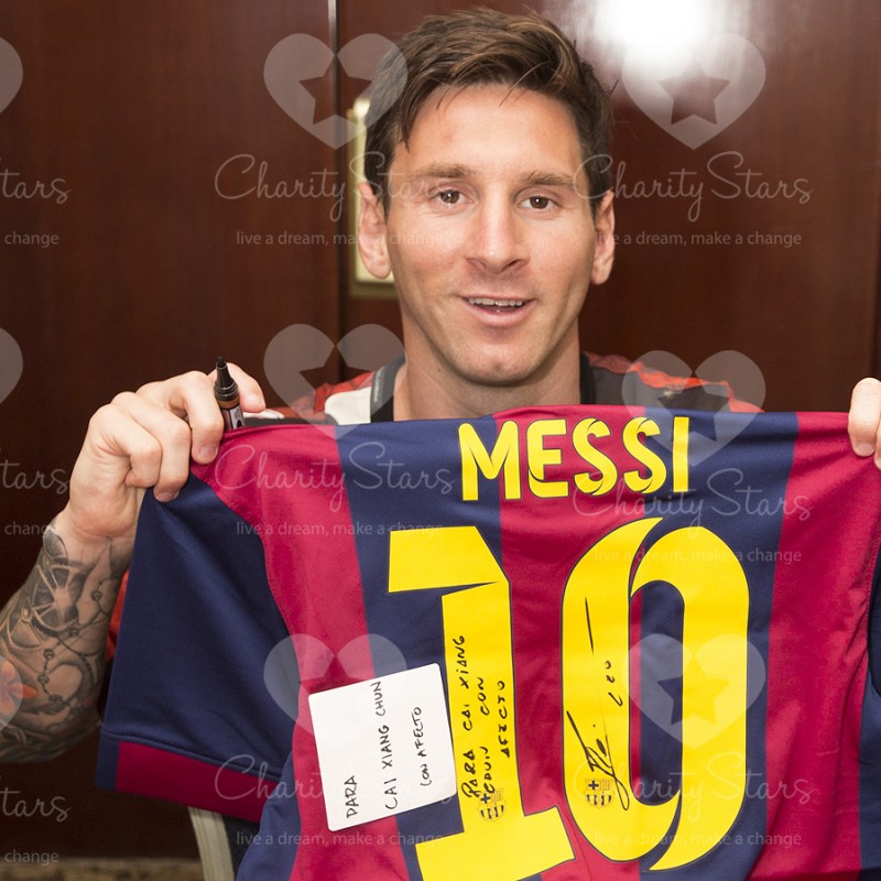 FC Barcelona Shirt with Personal Dedication from Lionel Messi