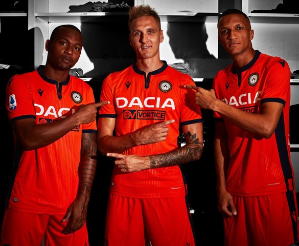 Maglia Ufficiale Away Udinese Calcio Adulto - Giallo Brillante, Eco Mesh, Stagione Attuale