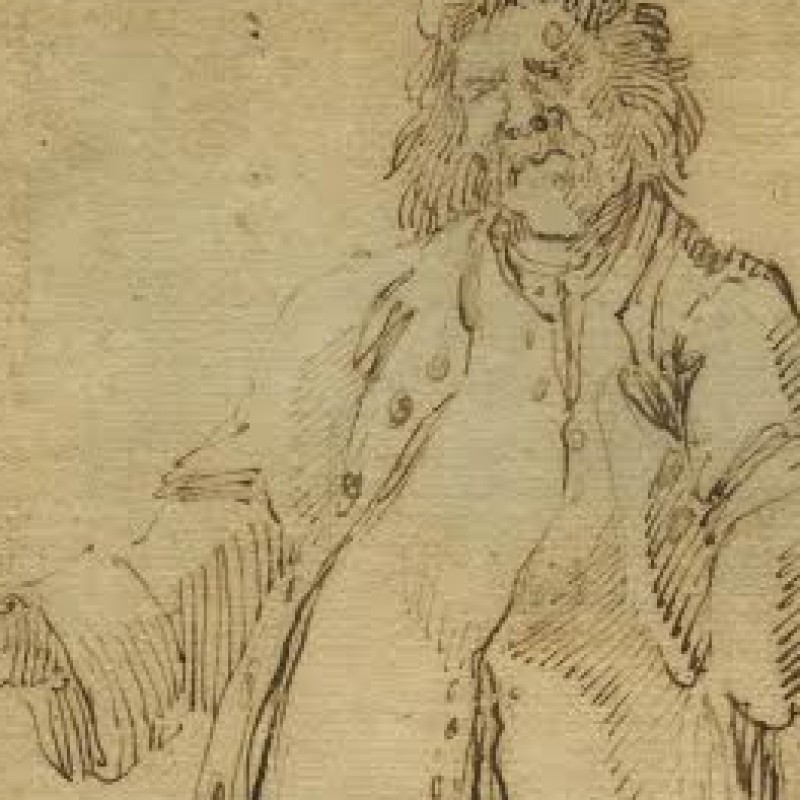 Pier Leone Ghezzi - Caricature of a lawyer